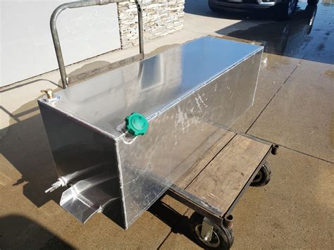 aluminum fabricated products fuel tanks|custom aluminum gas tank builders.